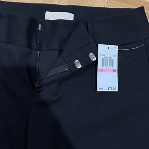 NWT! Michael Kors black trousers